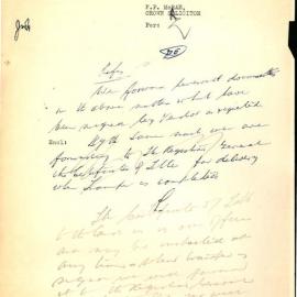 Undated handwritten document