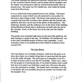 The Station House and Gate House, Blacktown, Lurline Simpson