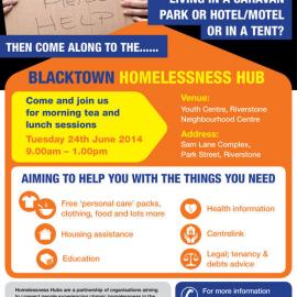 Blacktown Homelessness Hub, 2014