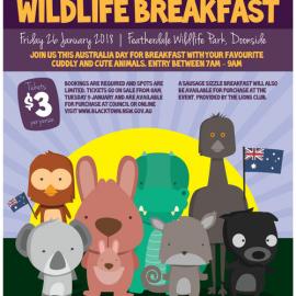 Wake Up with the Wildlife Breakfast at Featherdale Wildlife Park, 2018