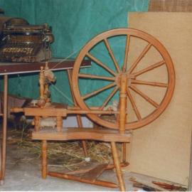 Spinning wheel at Prospect cottage