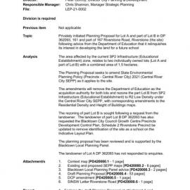 161-167 Riverstone Road, Riverstone - Planning Proposal