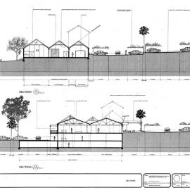 Sections plans, Minchinbury Cellars