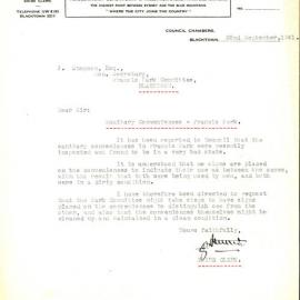 Letter from George Nixon Stewart to James Simpson, 22 Sep 1941