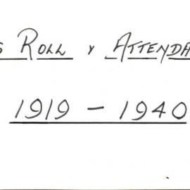 Membership Book, Blacktown & District Agricultural Society, 1919-1940, Part 1