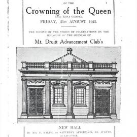 Souvenir of the Crowning of the Queen, 1925