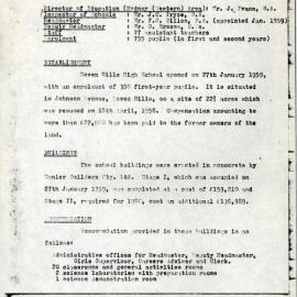 Seven Hills High School official opening, 1960