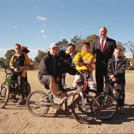 BMX track, Willmot - official opening, 2004