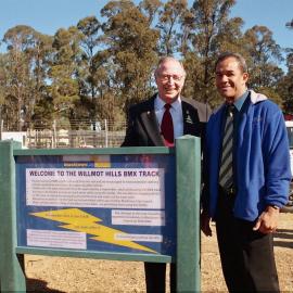 BMX track, Willmot - official opening, 2004