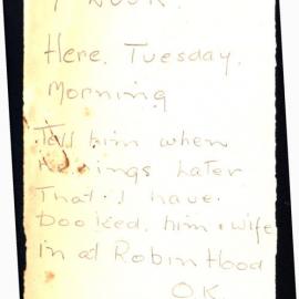 Miscellaneous Correspondence, 1955