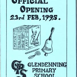Glendenning Public School Official Opening, 1995