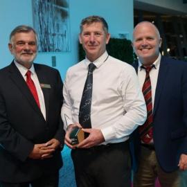 Matt Cairns, winner of Excellence in Sportsfields and Grounds Management Award