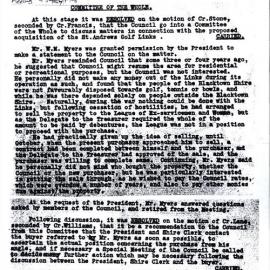 Proposed Acquisition  of St Andrews Golf Links, 1947