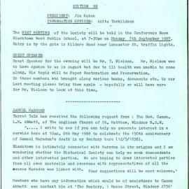 Turret Talk, Edition 98, 1987