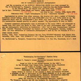 Photographic Exhibition at Prospect, 1976