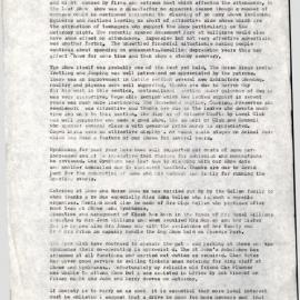 Blacktown and District Agricultural Horticultural Industrial Society, Treasurers Report, 1985/86