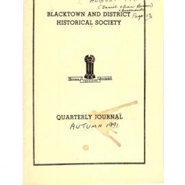 Quarterly Journal, Autumn 1991