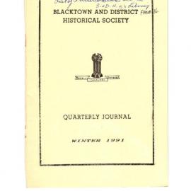 Quarterly Journal, Winter 1991 