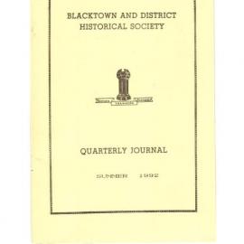 Quarterly Journal, Summer 1992 