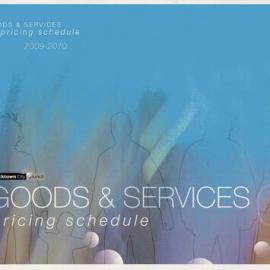Blacktown City Council Goods and Services Pricing Schedule, 2009-2010