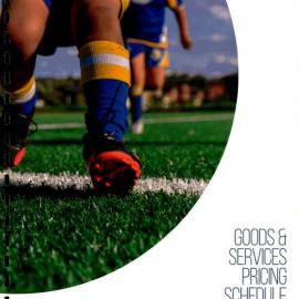 Blacktown City Council Goods and Services Pricing Schedule, 2019/20