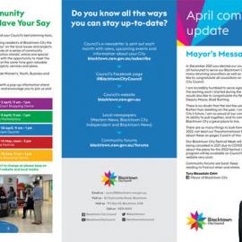 Blacktown City Council Community Update, April 2022
