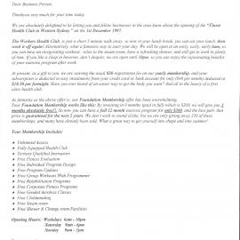 The Blacktown Workers Health Club, 1997