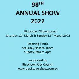 98th Blacktown City Annual Show, 2022