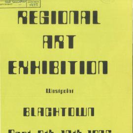 First Regional Art Exhibition Westpoint Blacktown, 1975