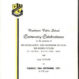 Blacktown Public School Centenary Celebrations, 1971