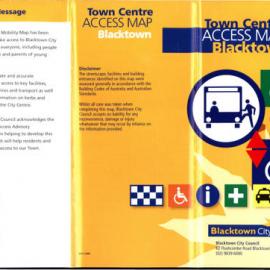 Blacktown Town Centre Access Map, 2008