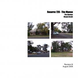 Reserve 728, The Manse, Mount Druitt - Plan of Management, 2009