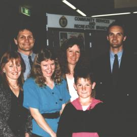 Family group with Wayne Pearce
