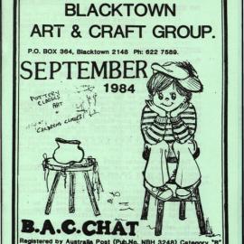 B.A.C. Chat - Blacktown Art and Craft Group Newsletter, 1984