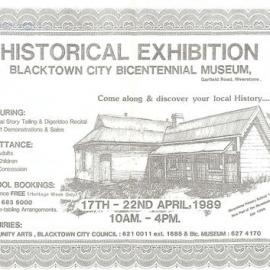 Historical Exhibition Bicentennial Museum,1989