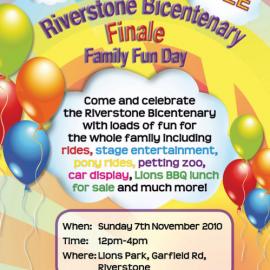 Riverstone Bicentenary Finale Family Fun Day, 2010