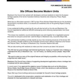 50s Offices Become Modern Units, Ropes Crossing, 2016