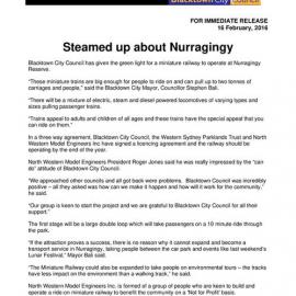 Steamed Up About Nurragingy, 2016