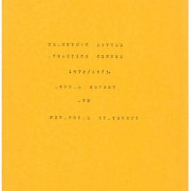 Annual Report and Financial Statement, Blacktown Little Athletics Centre, 1972-1973
