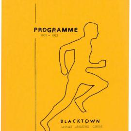 Blacktown Little Athletics Centre Programme, 1972-1973