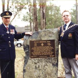 RAAF Memorial Park, Mount Druitt - Official opening