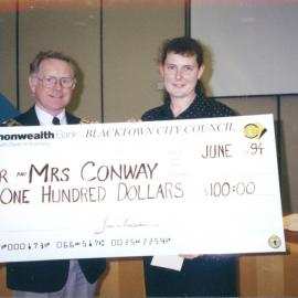 Recycler of the Month Award Winner, 1994