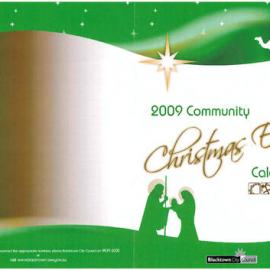Community Calendar Christmas Events, 2009