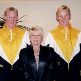Swimmer Brendan Roser and Zane King at Blacktown Civic Centre