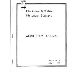 Quarterly Journal, December 1981