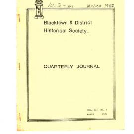 Quarterly Journal, March 1982
