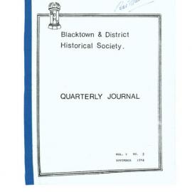 Quarterly Journal, November 1984