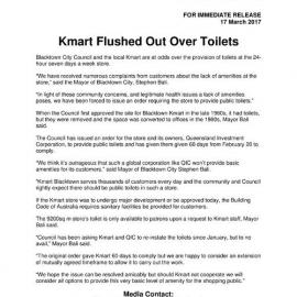 Kmart Flushed Out Over Toilets, 2017