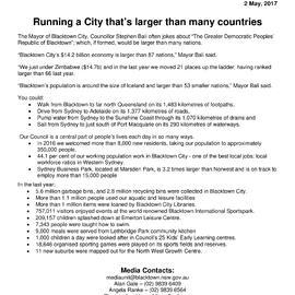 Running a City That’s Larger Than Many Countries, 2017