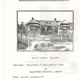 History of Blacktown, Blacktown and District Historical Society